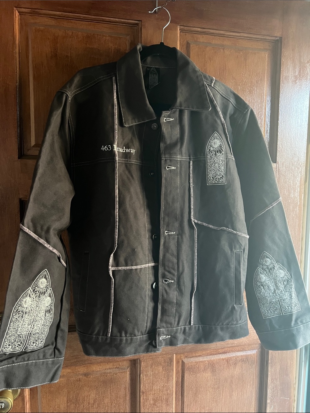 Who Decides War Men's Dark Canvas Jacket
